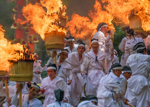 画像：那智の扇祭り